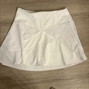 Alala White Skater Skirt